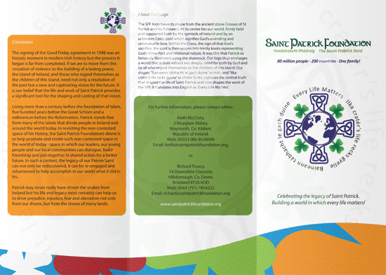 St Patrick Foundation Brochure